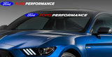 Ford Performance Vinyl Decal Car Sticker for Front Windshield