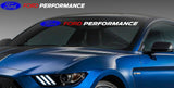 Ford Performance Vinyl Decal Car Sticker for Front Windshield