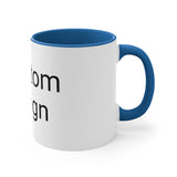 Accent Coffee Mug, 11oz (Black)