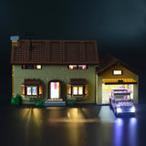 LED Light Kit For Simpsons House 71006