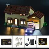 LED Light Kit For Simpsons House 71006