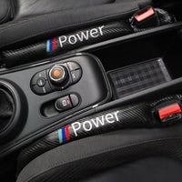 BMW M Power Carbon Fiber Seat Gap Protective Cover Pad