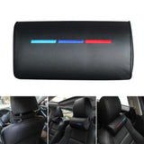 BMW PU Leather Auto Neck Supporter Cushion