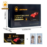 LED Light Kit For LEGO Ferrari F40 10248