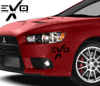 Mitsubishi Lancer Evolution Vinyl Decal for Front/Rear Bumper