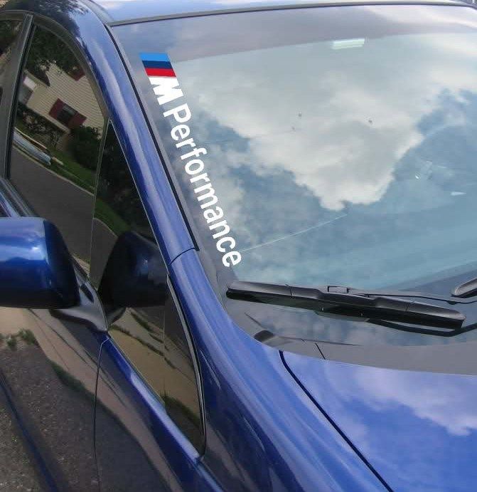 M Performance Car Windshield Window Sticker Sticker for BMW Car