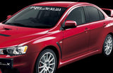 Mitsubishi Lancer Handwriting Style Windshield Decal Vinyl Sticker