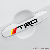 Toyota TRD Decal Emblem Vinyl Decal (Multi-Color option) [4 pieces]