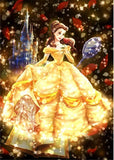 Disney Beauty and The Beast Princess Bella 5D Diamond Painting Art