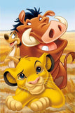 Disney The Lion King, Simba, Timon and Pumbaa 5D Diamond Painting Art