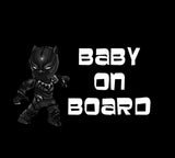 Black Panther Baby on Board Vinyl Decal