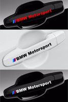 BMW Motorsport Vinyl Decals For Wheels, Door Handle, Mirror (8pcs Set)