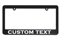 custom car license plate frame customize text