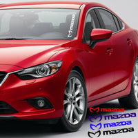 Evil M Mazda Decal Side Windshield Vinyl Sticker Graphic Emblem Mazda 3 5 6 CX-9