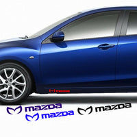 Evil M Mazda Decal Side Bumper Vinyl Sticker Graphic Emblem Mazda 3 5 6 CX