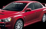 Mitsubishi Lancer Decal for Windshield Vinyl Sticker