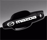 Mazda Decal For Wheels Door Handle Vinyl Stickers Graphics Emblem (8 pieces)