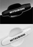 Mitsubishi Vinyl decal for Door Handle, Wheel or Mirror Vinyl Decal Stickers (Set of 8)