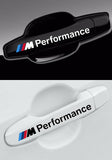 BMW M Performance Vinyl Decal fits Wheel, Mirror, Door Handles (4 pieces set)