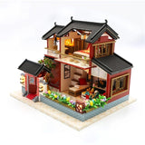 Chinese Retro Wooden Playhouse Miniature Build Your Own Kit