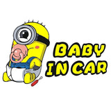 Minion Baby on Board Vinyl Decal