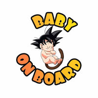 Dragon Ball Z Baby on Board Baby Son Goku