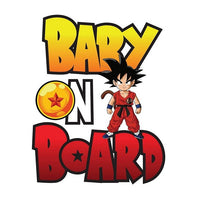 Dragon Ball Z Baby on Board Son Goku