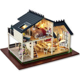 Miniature Playhouse/Dollhouse With Furnitures Wooden House