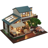 Miniature Playhouse/Dollhouse With Furnitures Wooden House