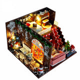 Christmas Carnival Night Wooden Playhouse With LED Light Kit