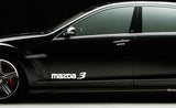 MAZDA 3 Mazdaspeed Hatchback Racing Vinyl Decal Sticker Emblem Logo (2 pieces Set)