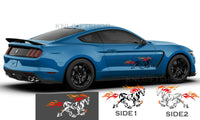 Ford Performance Racing Flame Horse Mustang GT Focus Vinyl Decal Door Windshield