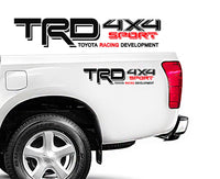 TRD Toyota 4x4 Sport Truck Tacoma Vinyl Decals Emblem (2 sets)