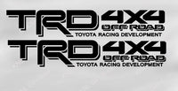 TRD Toyota Tacoma 4x4 Off road Vinyl Decals (2 Sets)