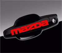 Mazda Decal For Wheels and Door Handle Vinyl Stickers Graphics Emblem (8 pieces)