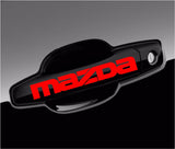 Mazda Decal For Wheels and Door Handle Vinyl Stickers Graphics Emblem (8 pieces)