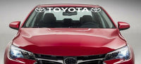 Toyota Windshield Vinyl Decal Sport Racing for all makes and model (Corolla, Camery, Matrix, etc..)