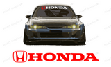 Honda Windshield Banner Vinyl Decal ( 35 inches )